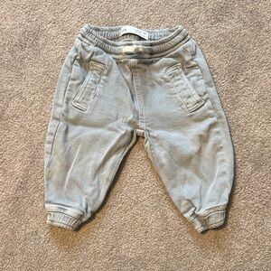 Zara Kids Gray Elastic Waist Joggers